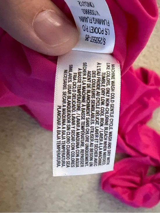 Old Navy Hot Pink Roll-Tab Top - Picture 5 of 6